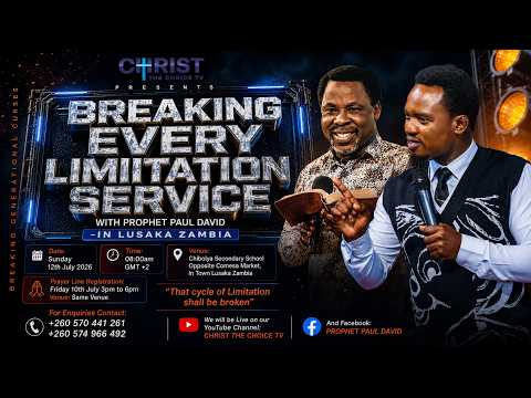 BREAKING EVERY LIMITATION SERVICE WITH PROPHET PAUL DAVID!! #tbjoshua #prophetpauldavid