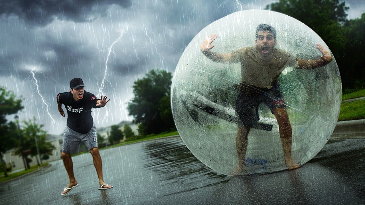 neagley and chase FOMOS NO MEIO DA TEMPESTADE DENTRO DA BOLHA GIGANTE!