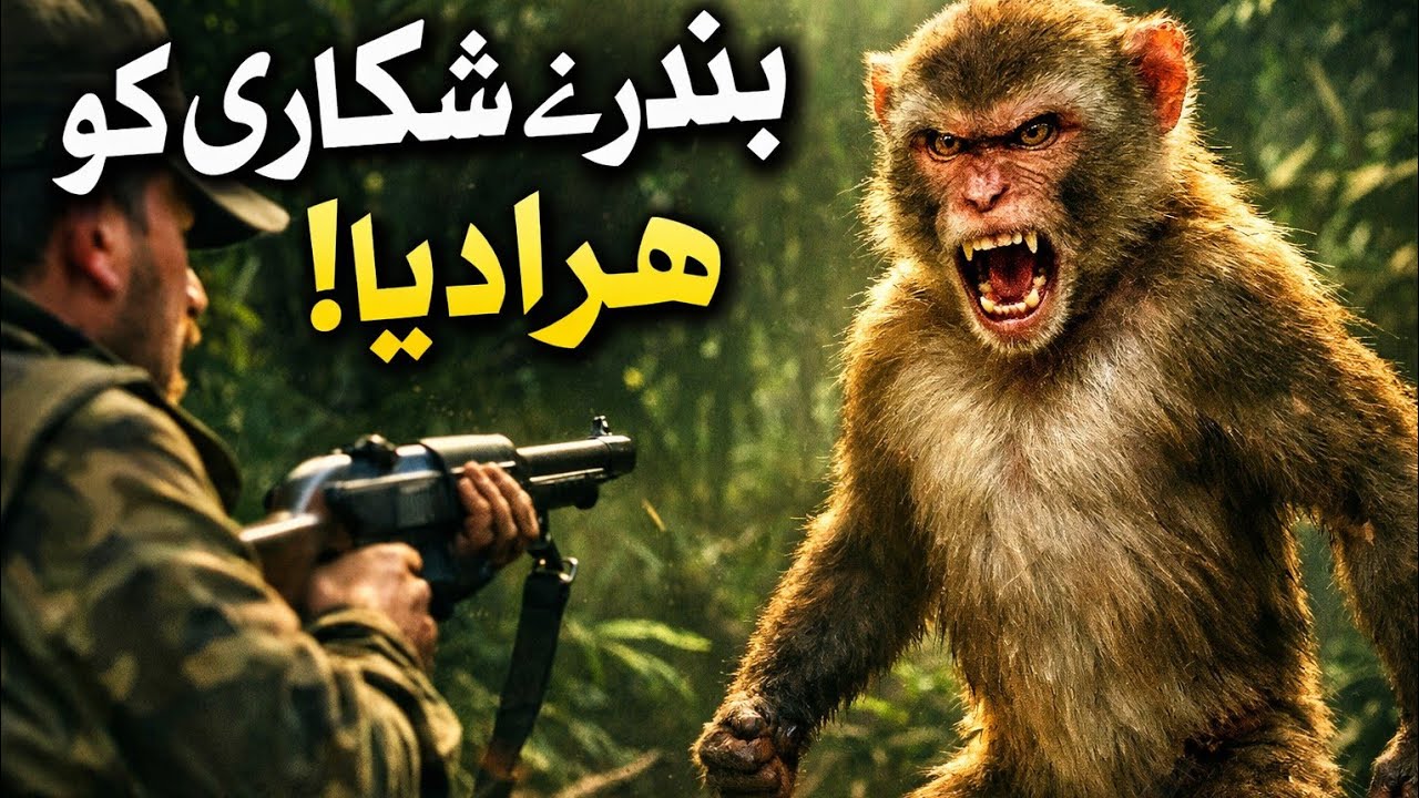 🐒🎯 Monkey Rescue Wildlife – Urdu Story Script