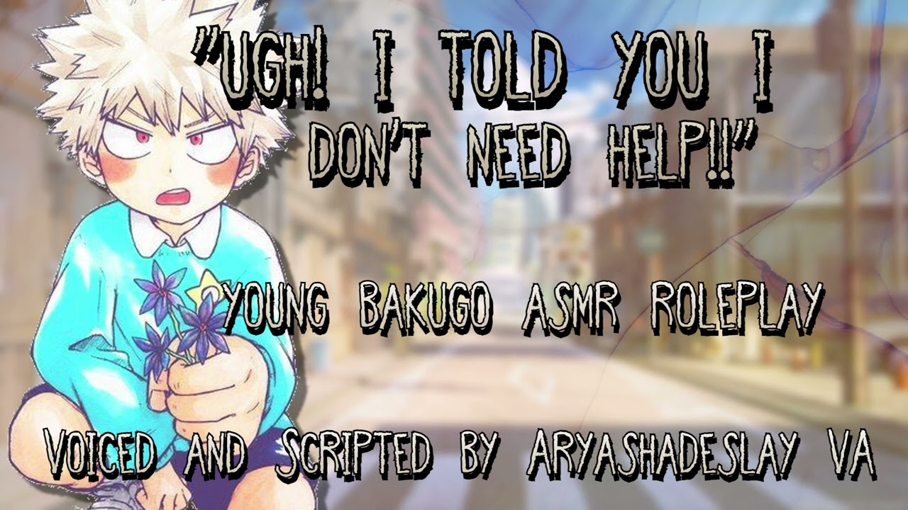 Помощь молодому Бакуго после того, как он пострадал!: ASMR-ролевая игра «Молодой Бакуго» [M4A][Мо...