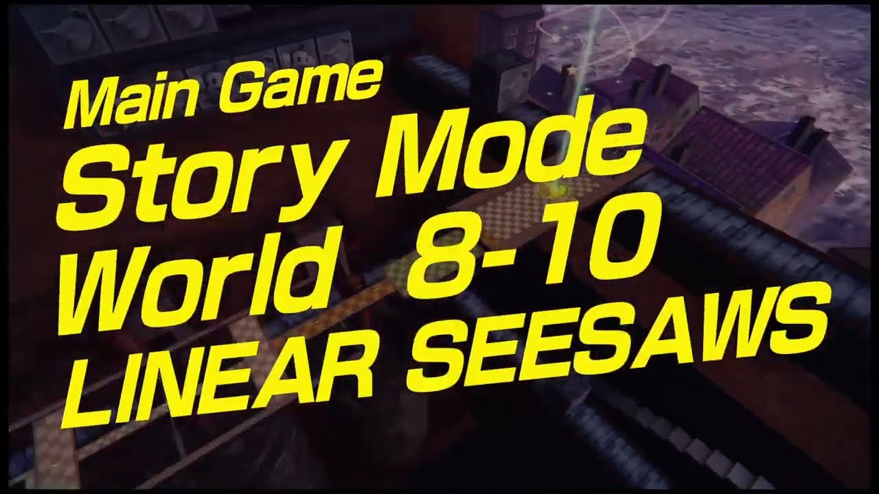 Super Monkey Ball - Banana Mania - Linear Seesaws