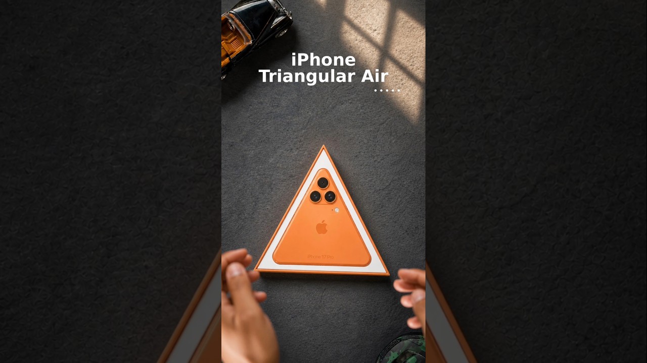 iphone triangular air 🤯😂