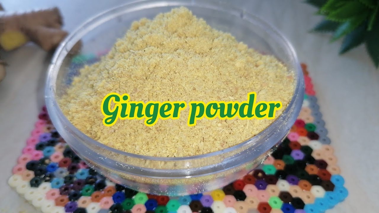 How ginger powder is made , dehydrated ginger powder