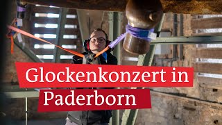 Glockgeläut in Paderborn: Beiern der Glocken von vier Kirchen