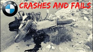 BMW GS - CRASHES AND FAILS COMPILATION - GRR