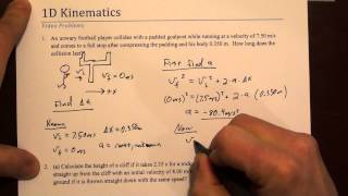 1D Kinematics