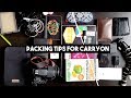 WHAT I PUT ON MY CARRYON | STUDENT TRAVEL