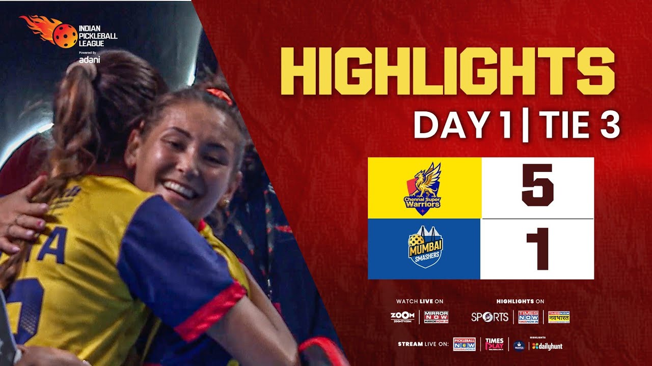 IPBL Tie 3 - Chennai Super Warriors vs Mumbai Smashers – Full Highlights