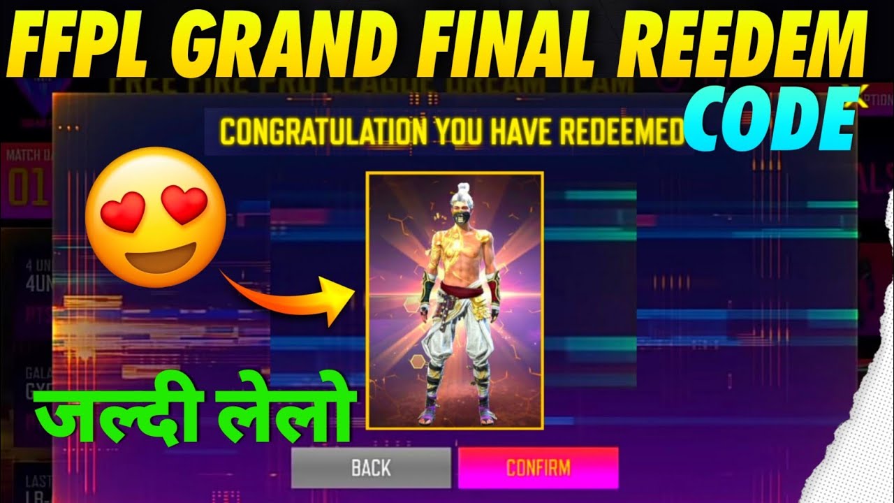 FREE FIRE TODAY REDEEM CODE | FREE FIRE PRO LEAGUE REDEEM CODE | FFPL REDEEM CODE | POWER UP REDEEM