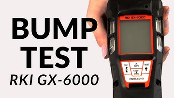 RKI GX-6000 Bump Test