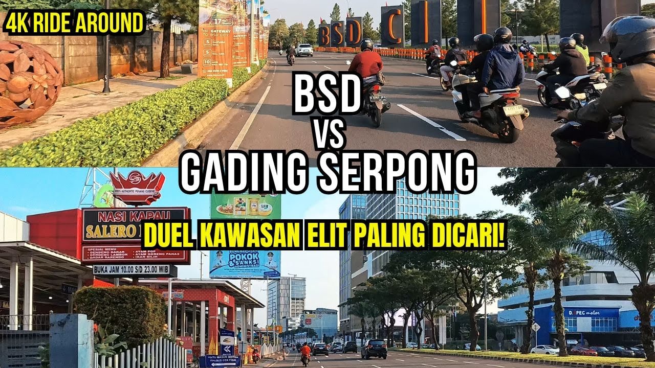 4K Ride Around | Gading Serpong to BSD – Duel Kawasan Elit Paling Dicari! 🔥