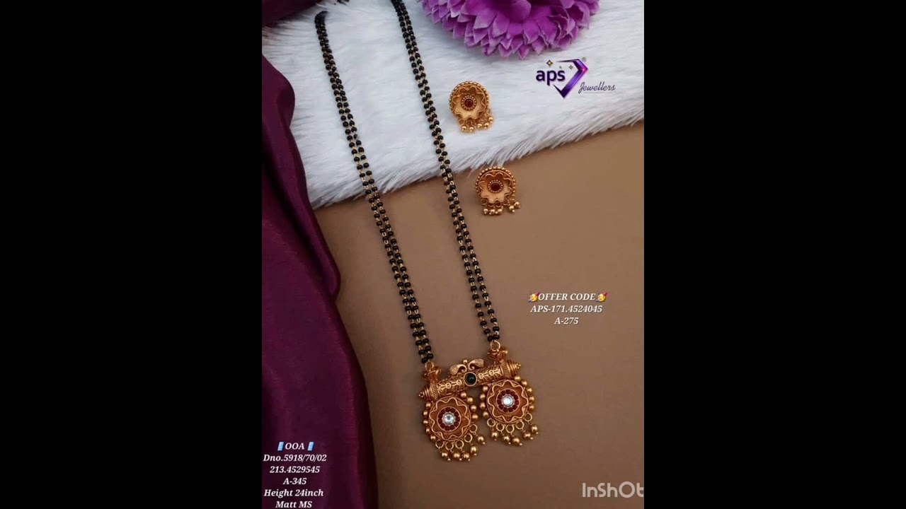 Latest Matt Pendant Set Order no 8600302446