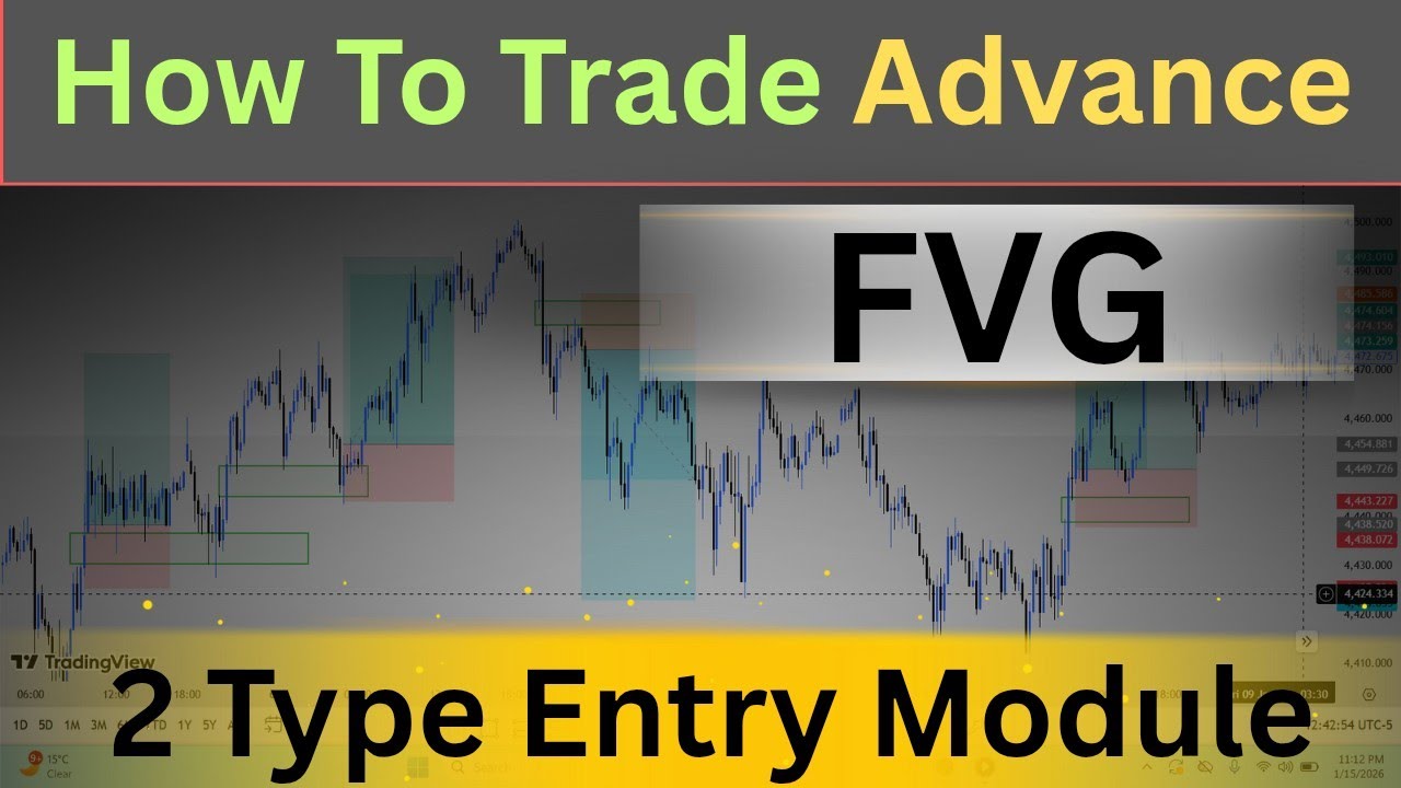 How To Trade FVG l FVG में Trade कैसे करे l Fair Value Gap Entry Module l 