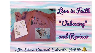 Love in Faith Subscription Bible Box - Unboxing