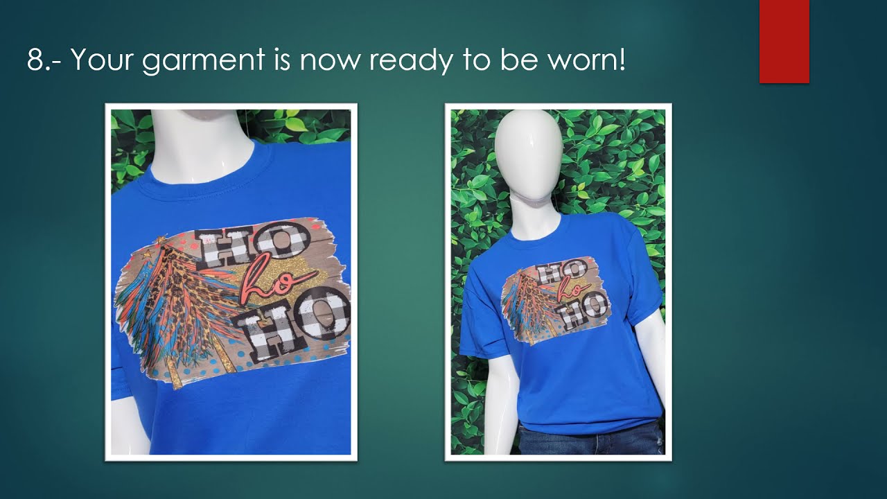 Sublimation process on cotton fabrics and on any color with Subliflex