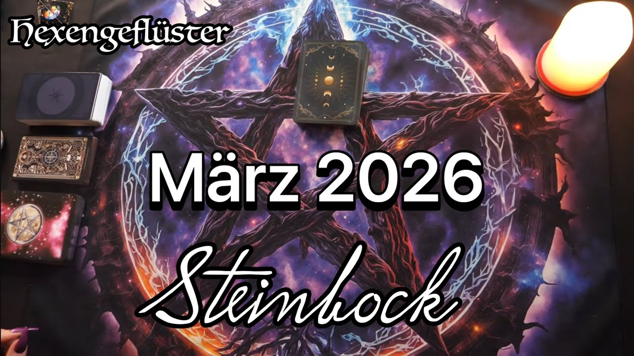 Steinbock März 2026 | Neuausrichtung- Fokus. Hilfe hast Du.