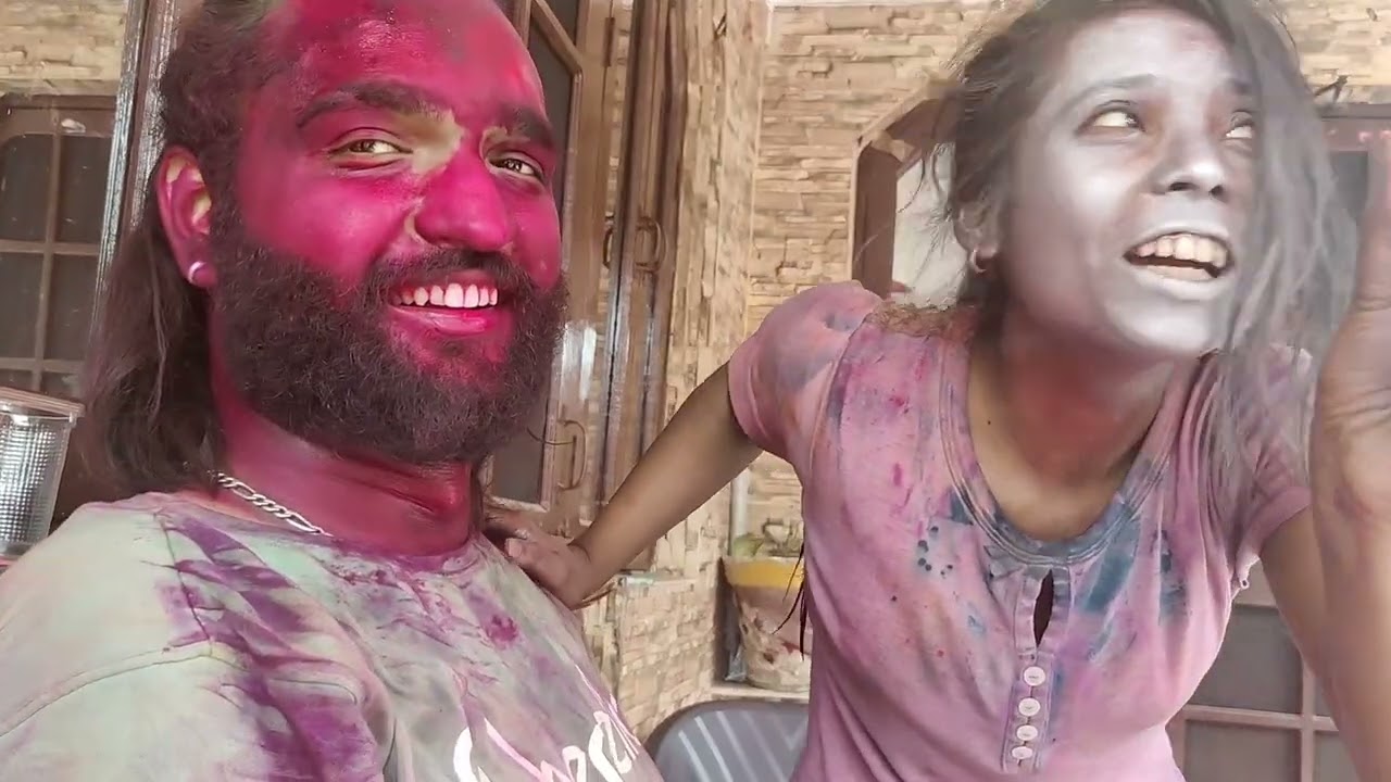 uf ye Holi celebration kala kar diya bhai 🤨