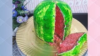 Lindo E Saboroso Bolo Melancia