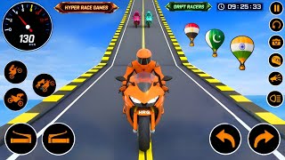 🏍️🚀 99% Insane Mega Ramp Bike Racing Stunt - Ultimate Speed Run Challenge 3D - Android Gameplay screenshot 5