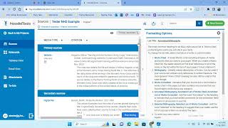 Exporting Annotated Bib from Noodletools