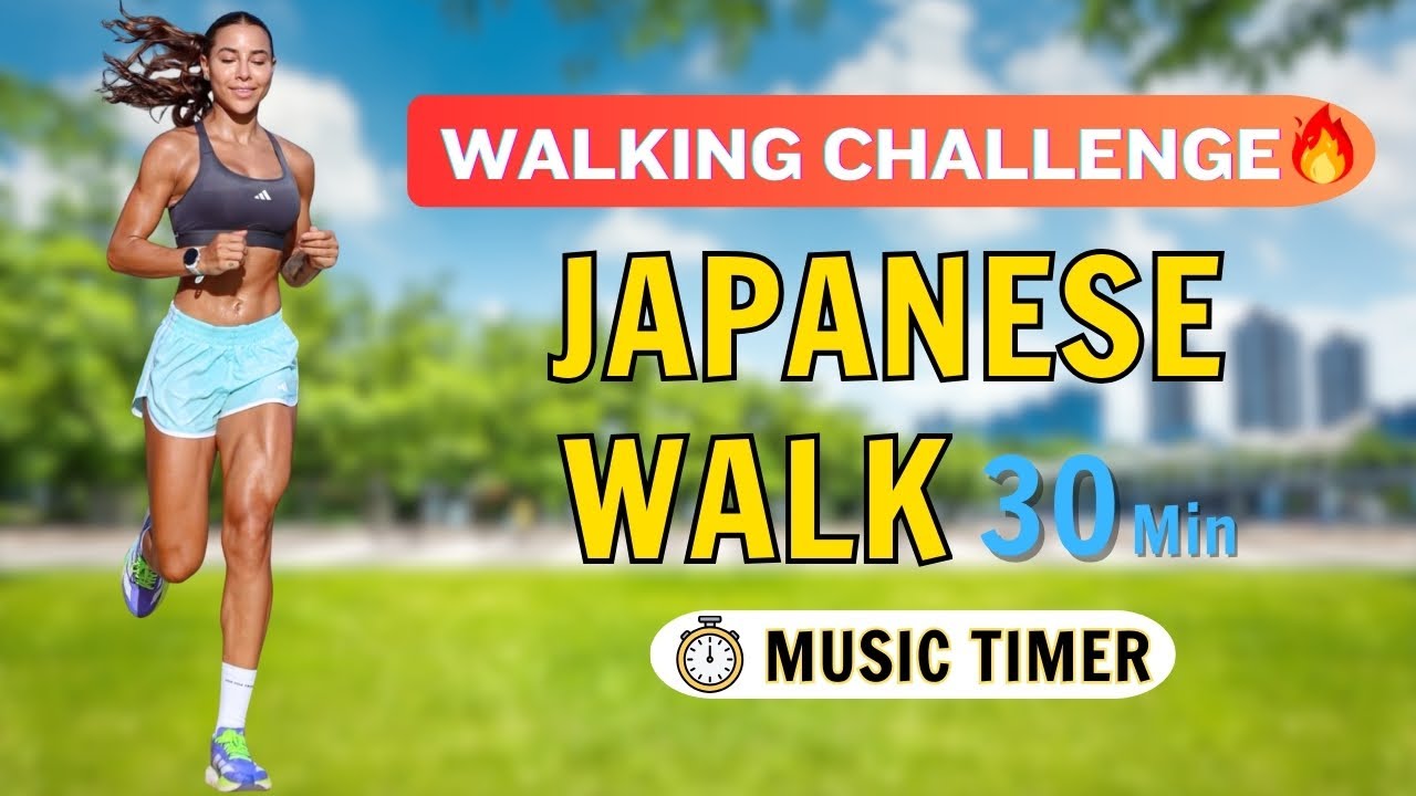 30-Min Japanese Walking Cardio 🚶‍♀️ Burn Fat, Recharge Energy & Get Fit at Home
