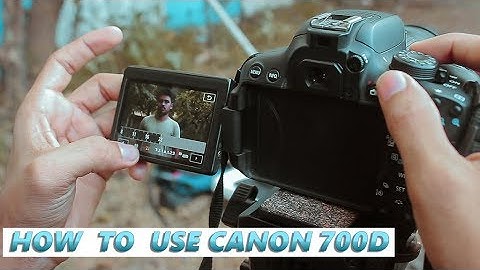 how to blur background in dslr canon 700d  (in 1MIN  )