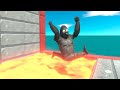 Long Jump Over Molten Lava - Animal Revolt Battle Simulator