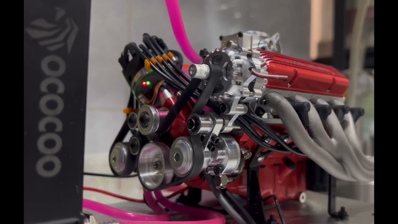 The engine is also a work of art - cison v8