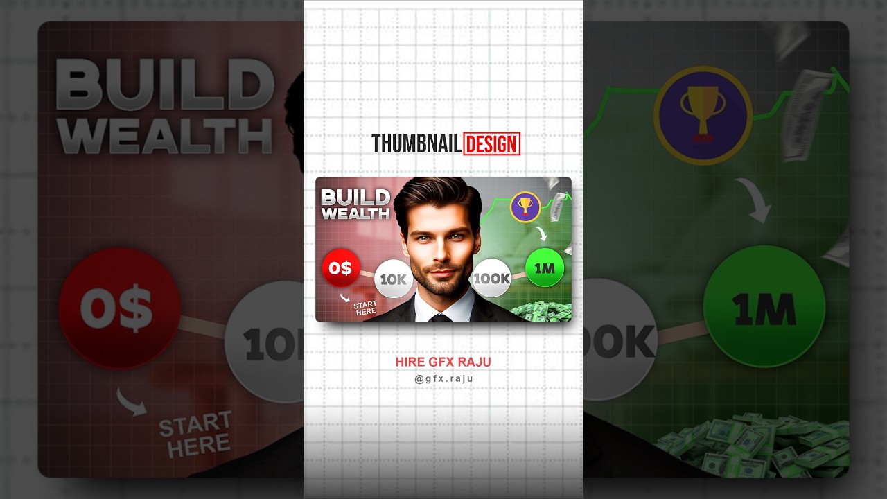 Creative, Professional and Eye Catching YouTube Thumbnail Design like this 