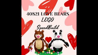 LEGO Seasonal 40821 - Osos Enamorados Speed Build POV