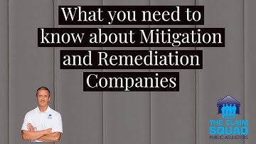 What you need to know about Water Mitigation and Mold Remediation companies