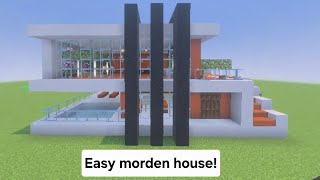 EASY MORDEN HOUSE TOTUORIAL.. PLZ LIKE AND SUBSCRIBE..