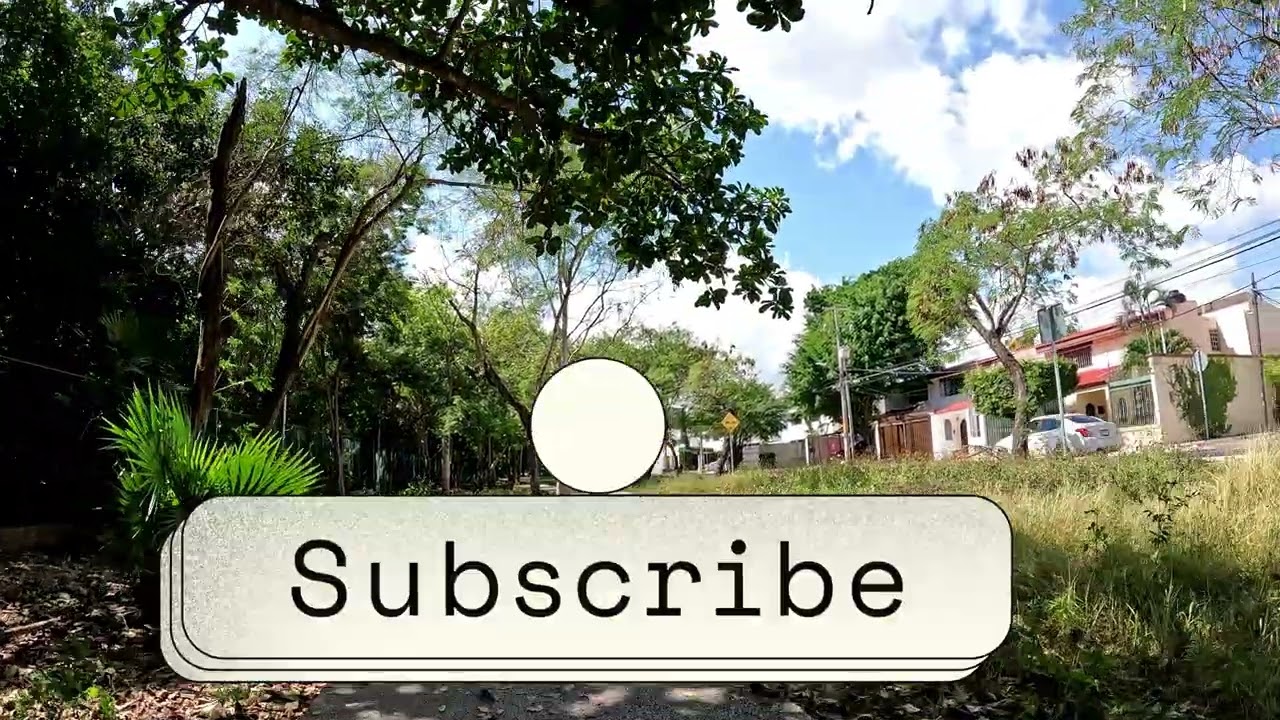 A Walk Down Avenida Del Bosque Cancún Mexico 2026 You are There! Along Parque Ecológico Kabah