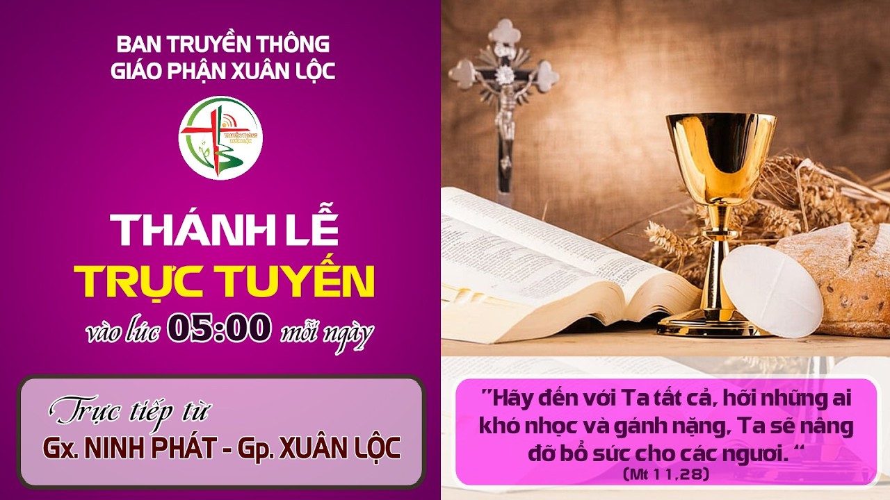 (TRỰC TIẾP) THÁNH LỄ ONLINE THỨ TƯ  TUẦN II MÙA CHAY (  04-03-2026)