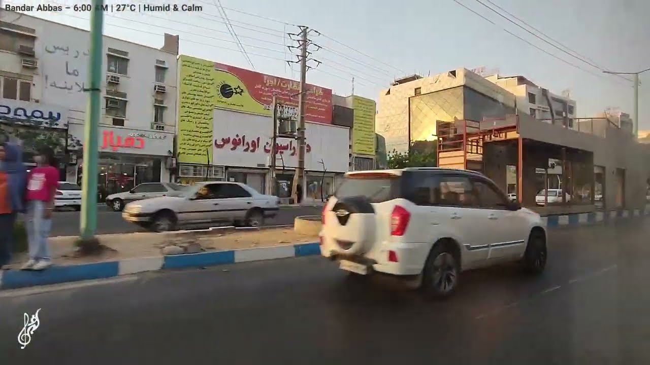 IRAN 🇮🇷 - Bandar Abbas City Seen Through the Bus Window 🚌 | From Autotaj to Shahr-e Namayesh