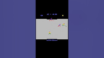 Ice Hockey - 1981 - Atari 2600 ( Atari VCS ) (Shorts) #games #atari #atari2600 #atarivcs #retrogame