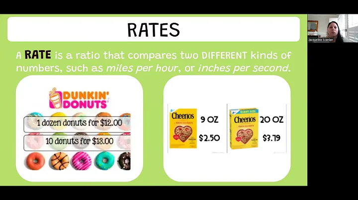 Ratios & Rates - Live Instruction