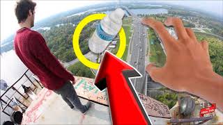 Top 10 MOST INSANE Water Bottle Flip TRICKSHOTS! Best Luckiest Bottle Flip Trickshots