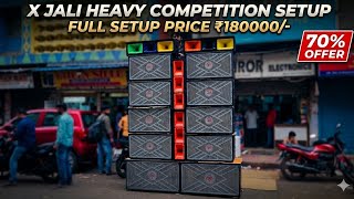 180000/- full X jali Dj setup😍 Competition Dj setup 🔥 Dj wholesale Matket ! #djsetup #djvirsl #sound