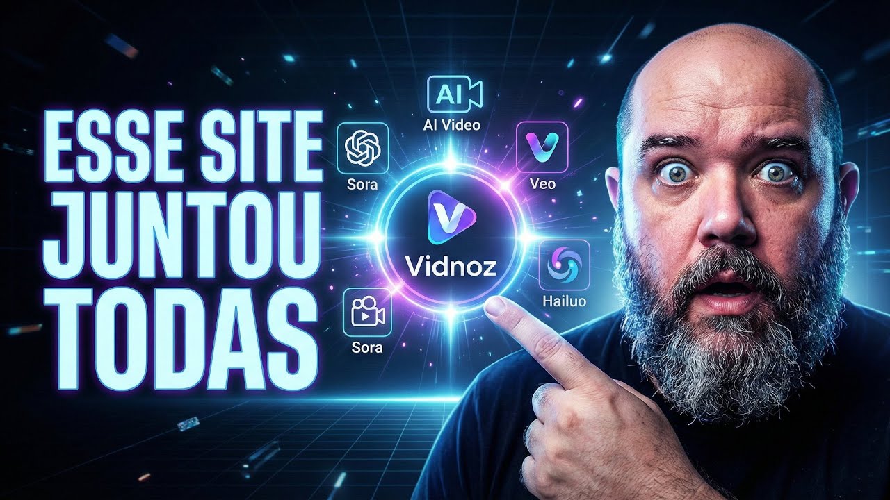 Testei o SORA 2 e VEO 3: A Plataforma que Tem TUDO Liberado (Vidnoz)
