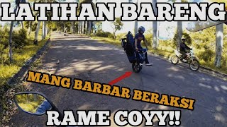 LATIHAN WHEELIE BARENG MANG BARBAR l RAME COYYY!! screenshot 4
