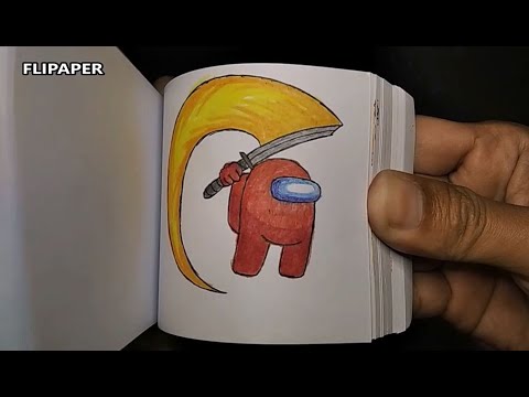 Among Us Ninja Flipbook | How to Make a Flipbook | FLIPAPER - YouTube