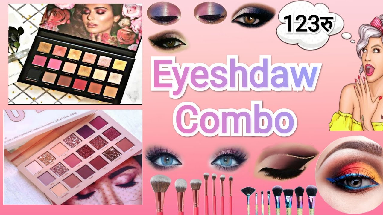 Huda beauty nude eyeshadow palette / eyeshadow palette combo / shopsy