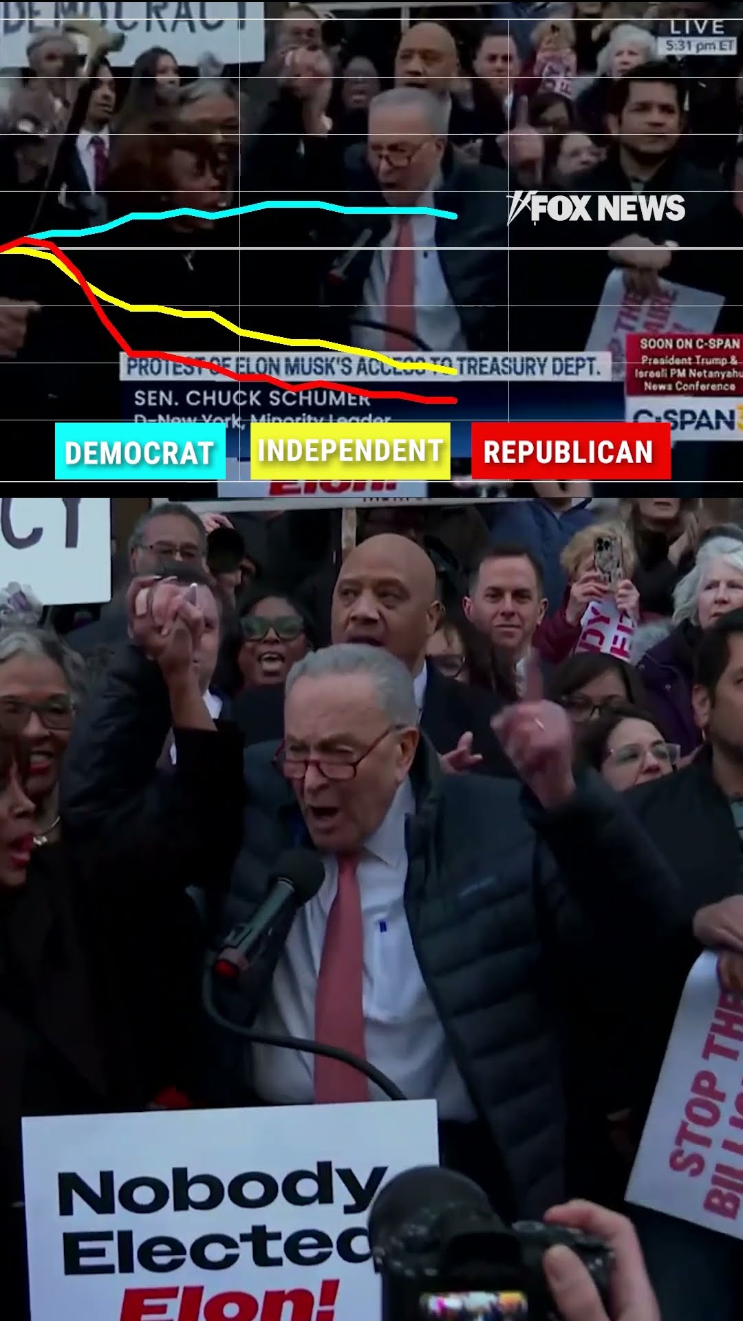 Focus group of independent voters turned off by Sen. Chuck Schumer's 'we will win' chant