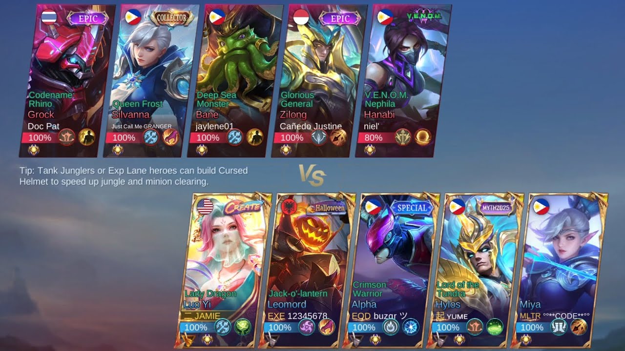 MLBB - LOU YI with Create Skin Full Rank Gameplay 