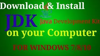 How to Install Java on Windows 7 | How to Download & Install Java on Windows 7/8/10 (64bit/32bit)