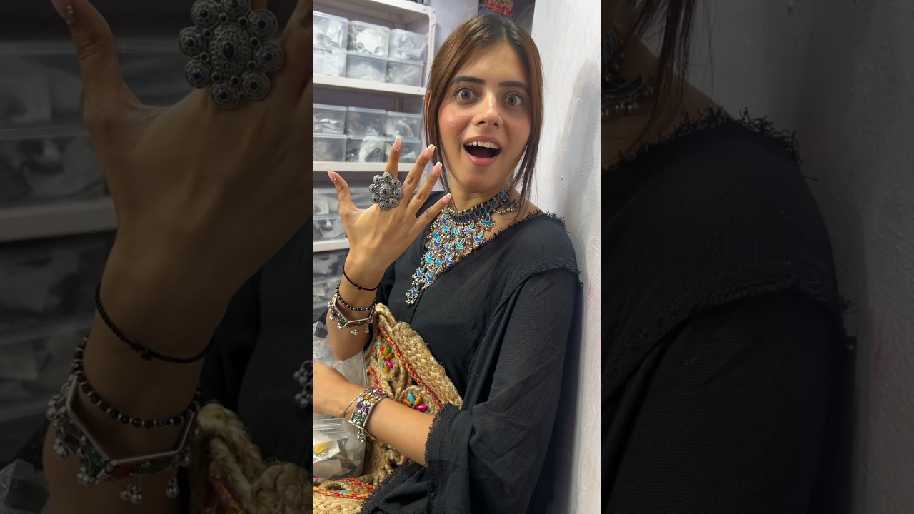 Affordable silver jwellery shopping in UDAIPUR 🤭 | Kajal Choudhary