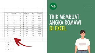 CARA MEMBUAT ANGKA ROMAWI DI EXCEL - Tutorial Excel Pemula screenshot 4