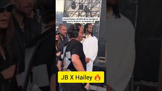 Justin U0026 Hailey Bieber Spotted Together At Martin Garrix Show 