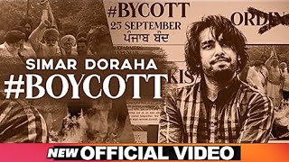 Boycott Lyrics Simran Doraha Black Virus Latest Punjabi Song 2020